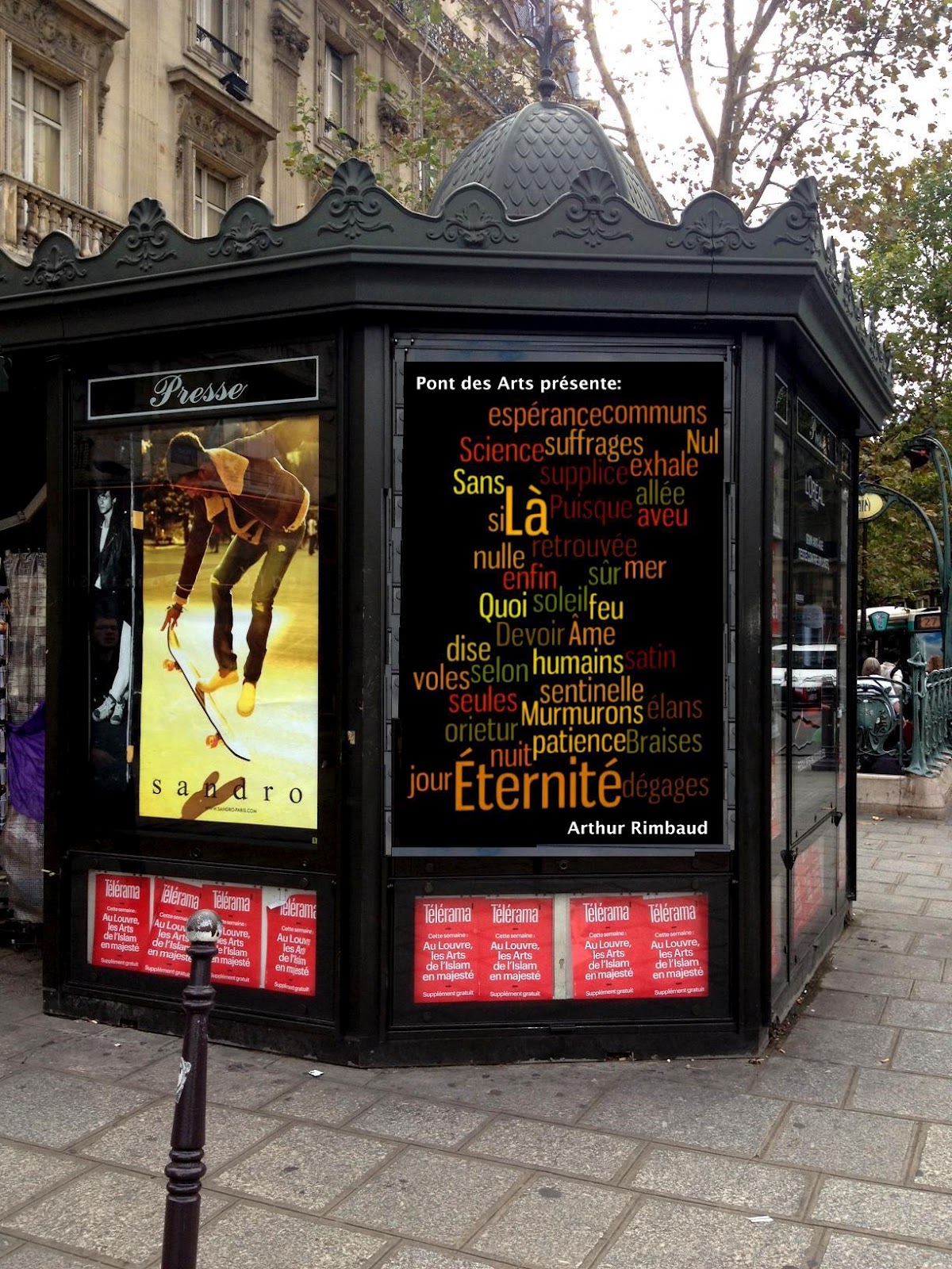 Sur le pont des arts
